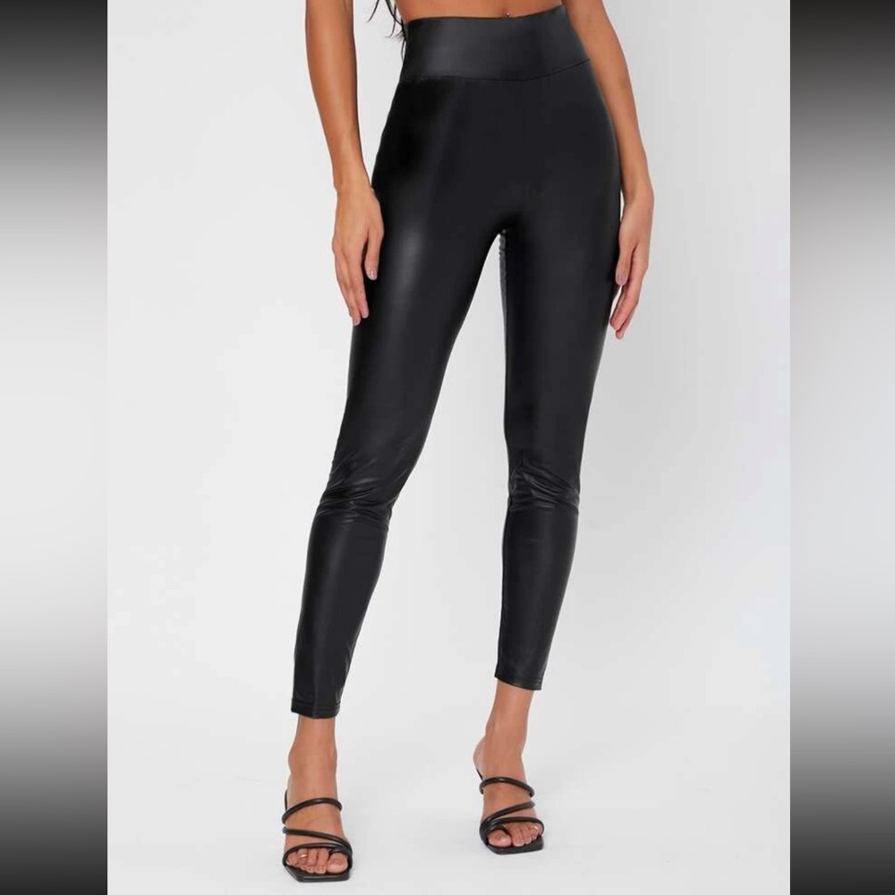 Tall Faux Leather Skinny Pants